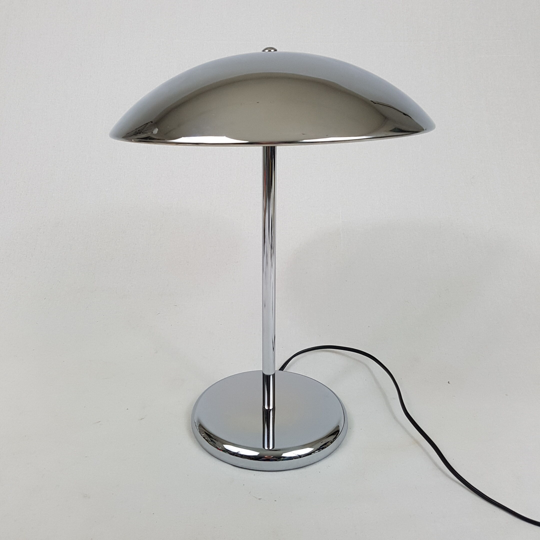 Mushroom lamp chrome art deco