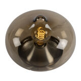 Brown glass 'drop' dijkstra lamp