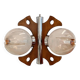 Pendentif / lustre en bois et en verre d'art de Murano - Italie, années 1970