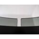 Round smoked glass wall mirror, Italy 1970s