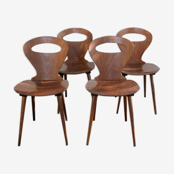 Set of 4 chairs "Ant" by editions Baumann, 60 years