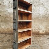 Industrial cabinet bookcase