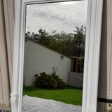 Beveled trumeau mirror
