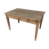 Patinated farm table