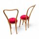 2 x rare bentwood side chair 1960s