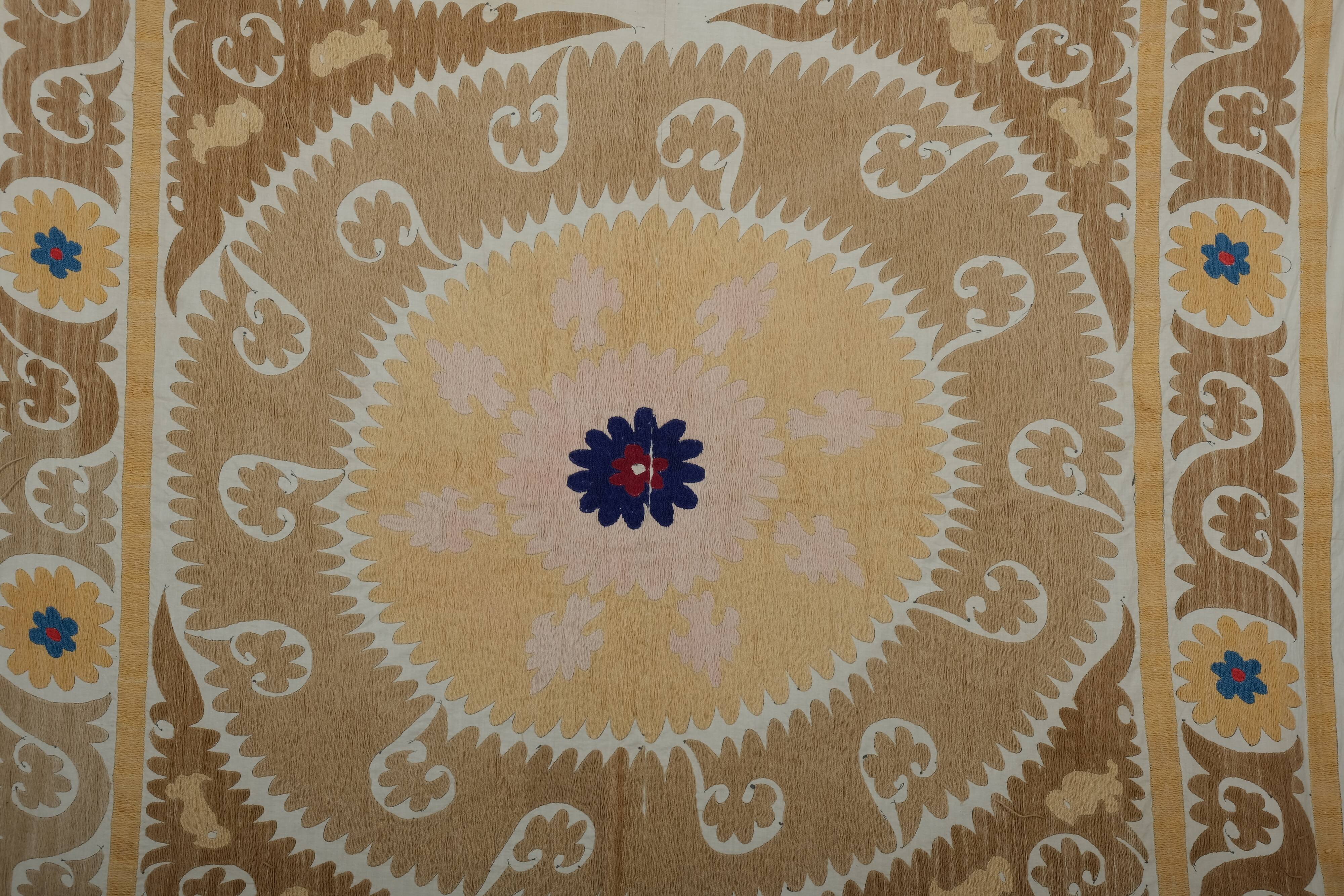 Tapis noué à la main, tapis turc vintage 144x151 cm