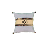 Coussin berbère gris et jaune marocain
