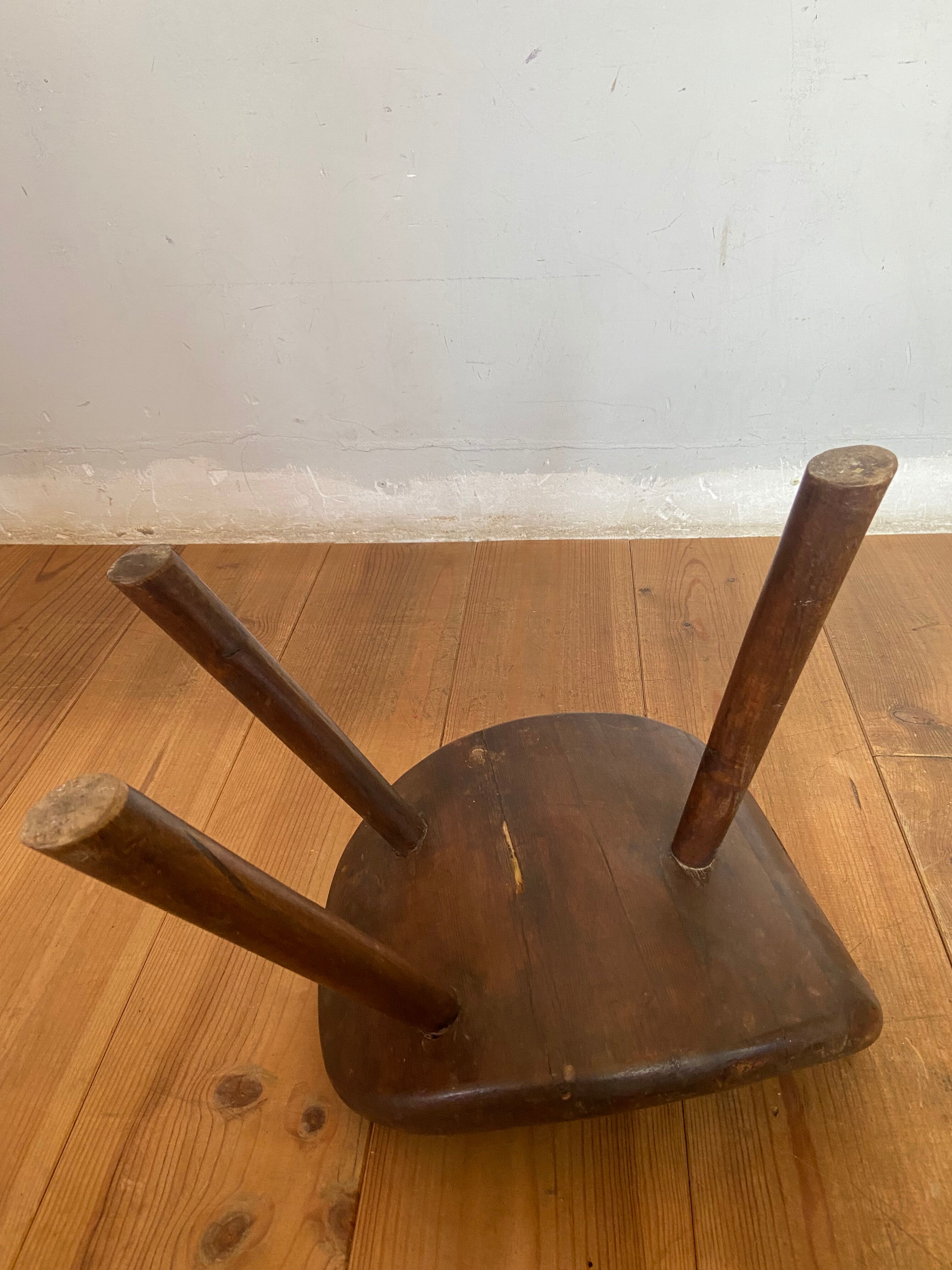 Savoyard milkman's brutalist stool