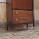 Vintage 60s mahogany secretary from Mobilor