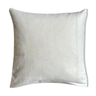 Beige wool cushion- 40 cm