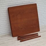 1960, Danish design, unfolded dining table, teak wood.