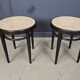 Pair of Thonet 214RH stools, 1980s