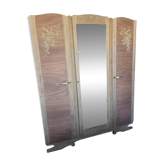 Renovated Art Deco oak wardrobe