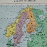 Carte Europe 1950