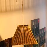 Square rattan suspension braided