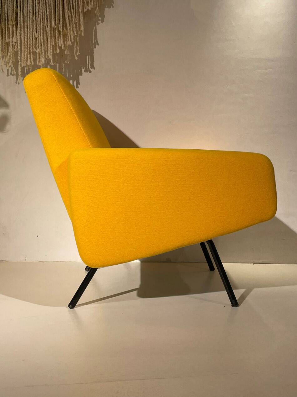 Armchair model 743 by Joseph-André Motte published by Steiner, circa 1958.