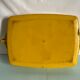 Yellow enamelled Dansk baking dish