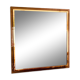 Postmodern Square Bronze Mirror from Belgo Chrom, Belgium, 1980s