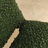 Banquette / Daybed modulable par Tatra , tissu bouclette chinée vert 1960