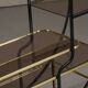 Vintage Hollywood Regency etagere shelf, Italy 1970s