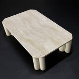 Travertine coffee table by the Italian publisher Up&Up.