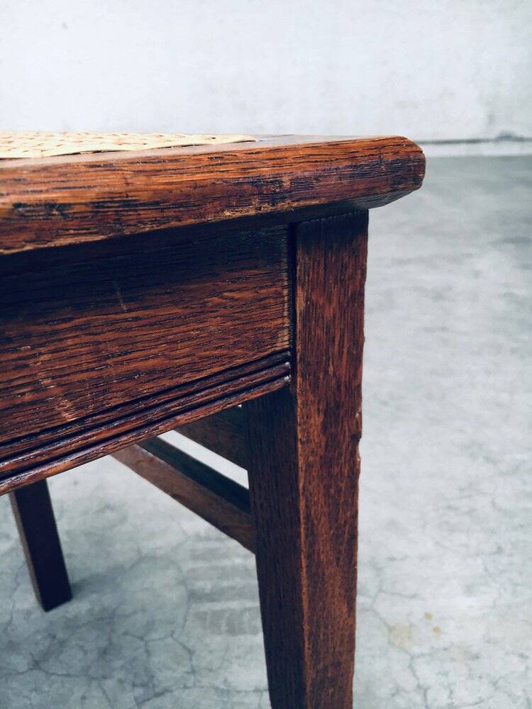 Early 20th Century Art Deco Dining Chair Set, 1920s, Set of 3