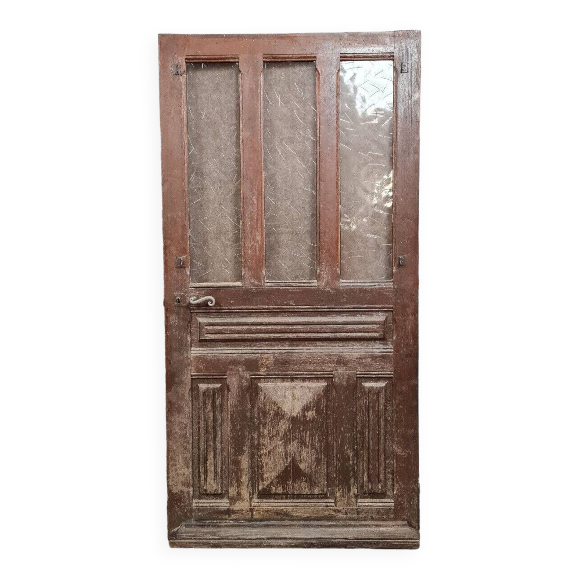 Art Deco period door in solid wood circa 1930-1940 (B)