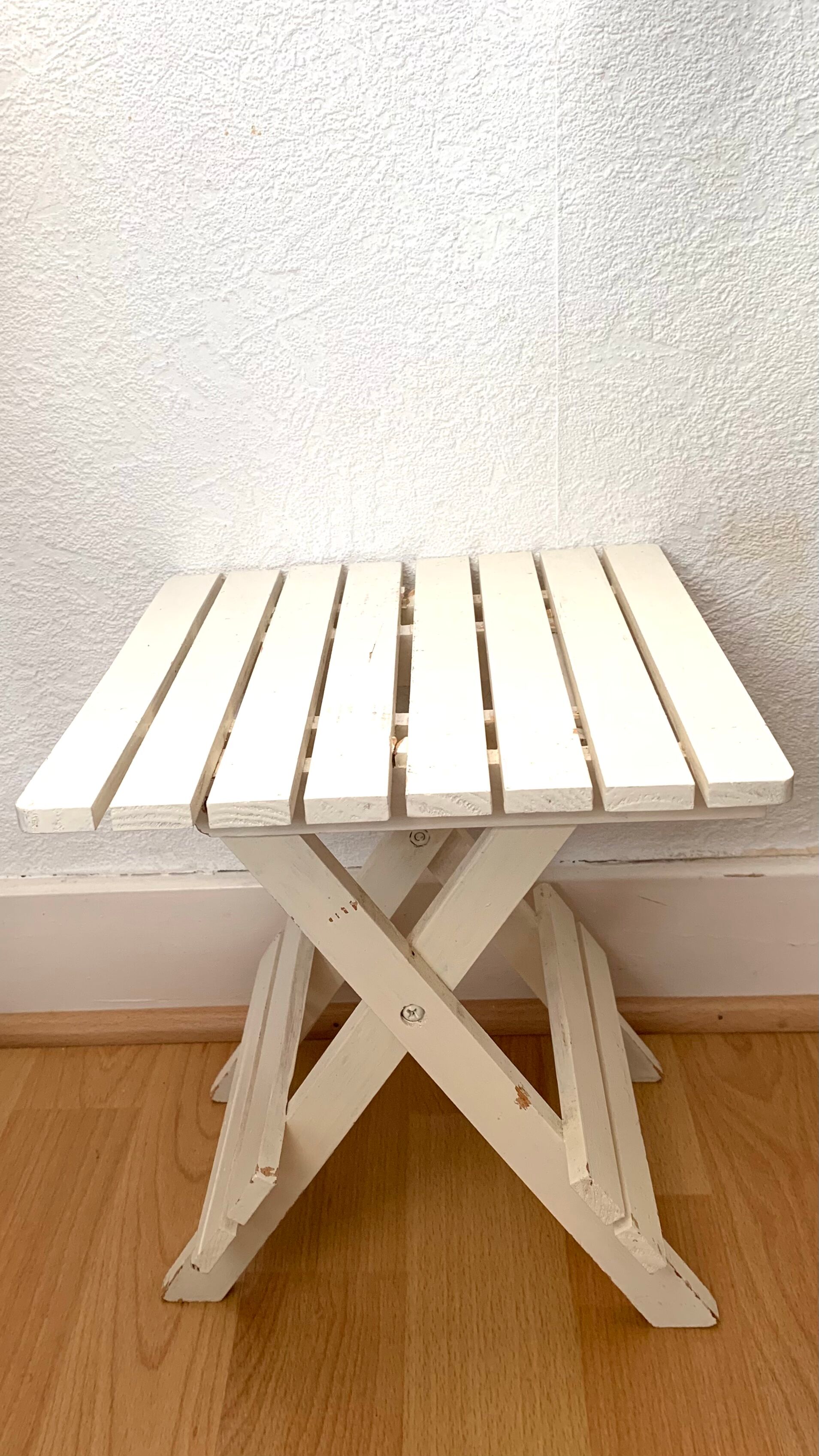 Small white plant door