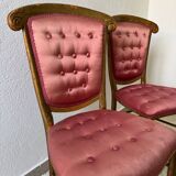 Napoleon 3 Satin Ball Chairs (X2)