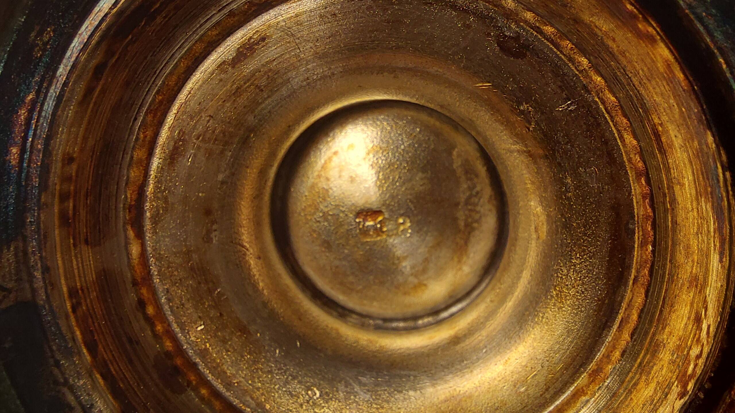 Set of two silver metal sprinklers