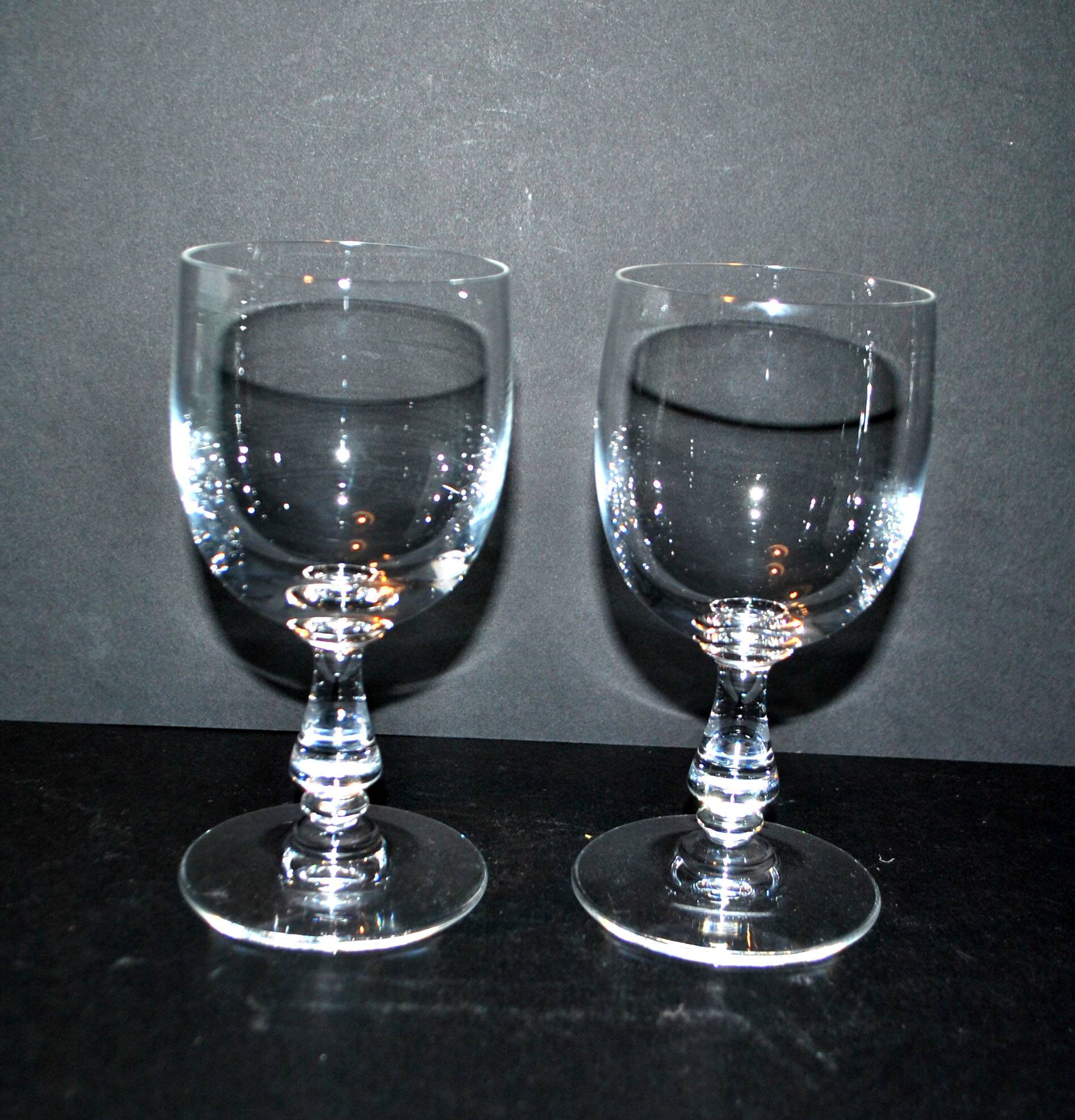 Set of 2 Uni crystal wine glasses from SAINT-LOUIS "2nd choice" H14cm