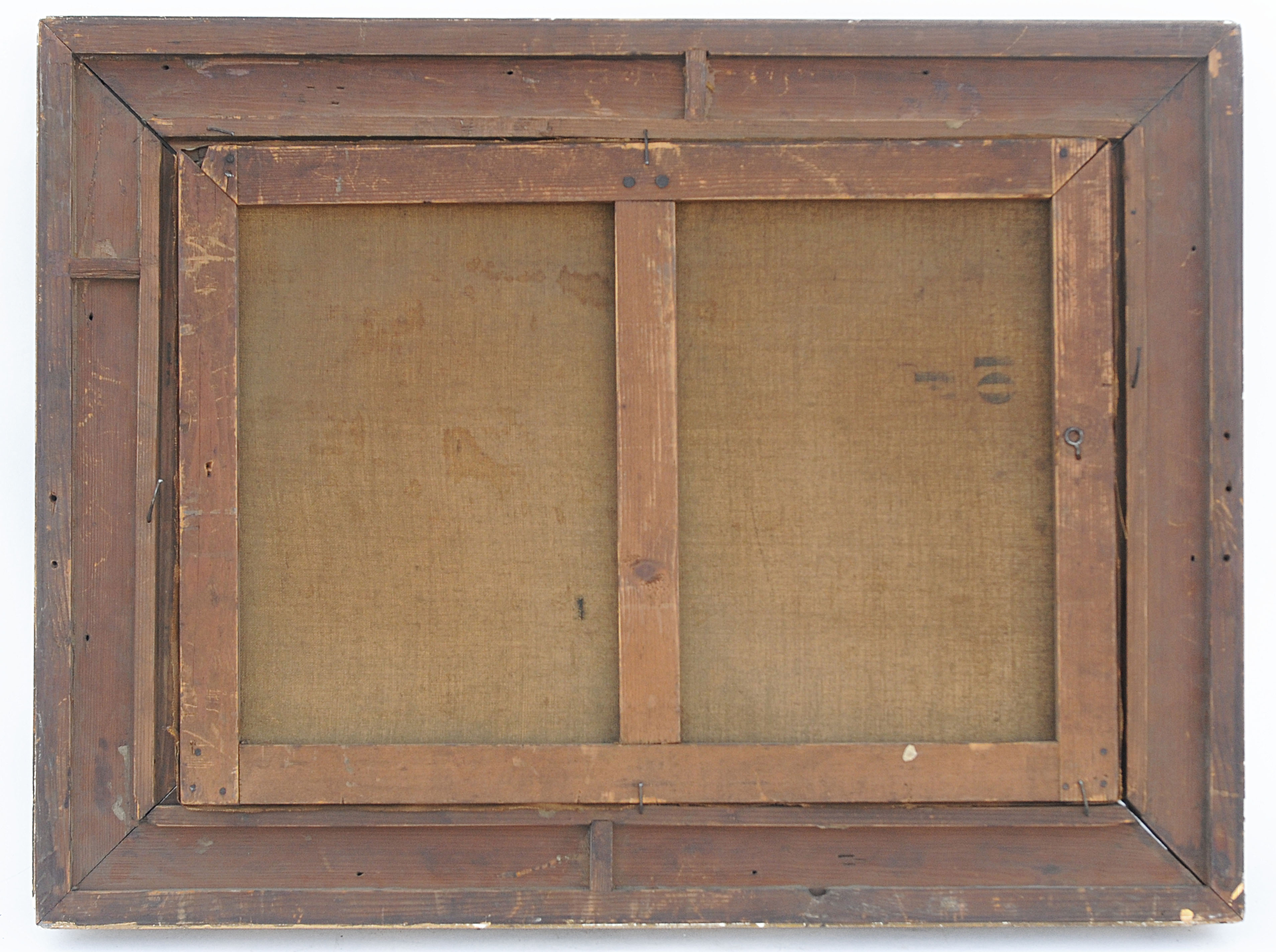 Oil on canvas Architectural landscape