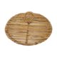 Old round rattan cheese tray