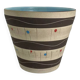 Large ceramic plant pot from the 50s