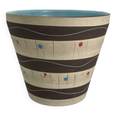 Large ceramic plant pot from the 50s