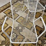 Set of 6 chairs and 1 rocking chair Rio by Emu 1960