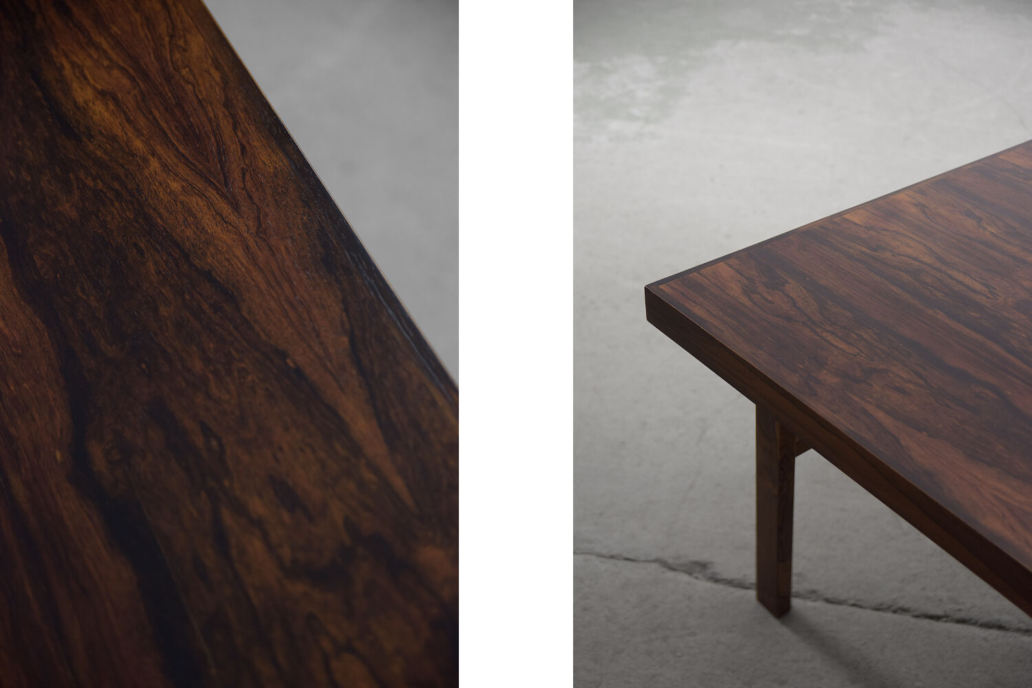 Rosewood mid century colonial modern coffee table, 1960s