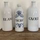 3 bouteilles à alcool