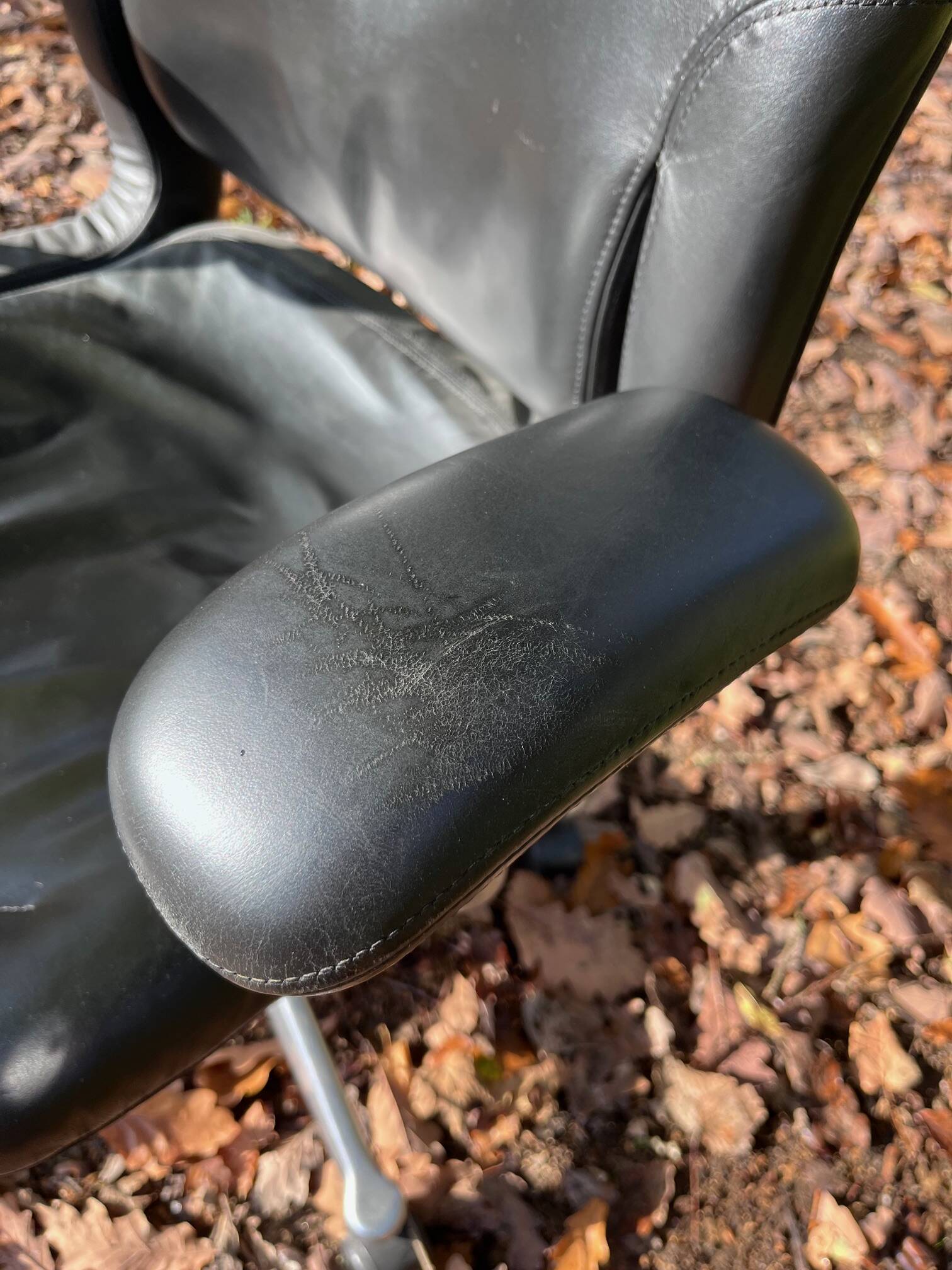 Herman Miller leather armchair