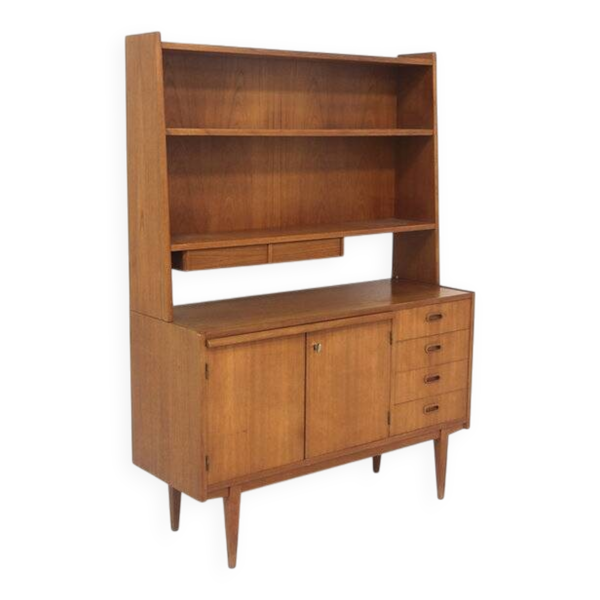 Secrétaire scandinave en teck, Suède, 1960