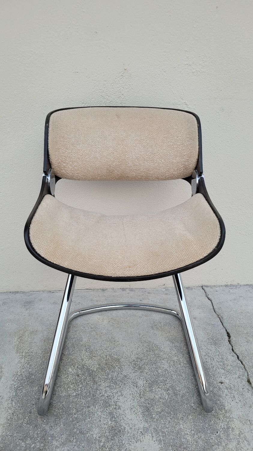 Fauteuil design style Étienne Fermigier 1970 vintage