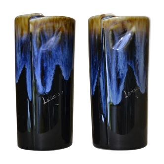 Set of 2 ceramic vases