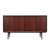 Buffet haut en palissandre, design danois, années 1970, fabricant : Omann Jun