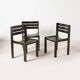 1 of 30 Wilkhahn stackable dining chair, green stained wood, Germany, 1970s