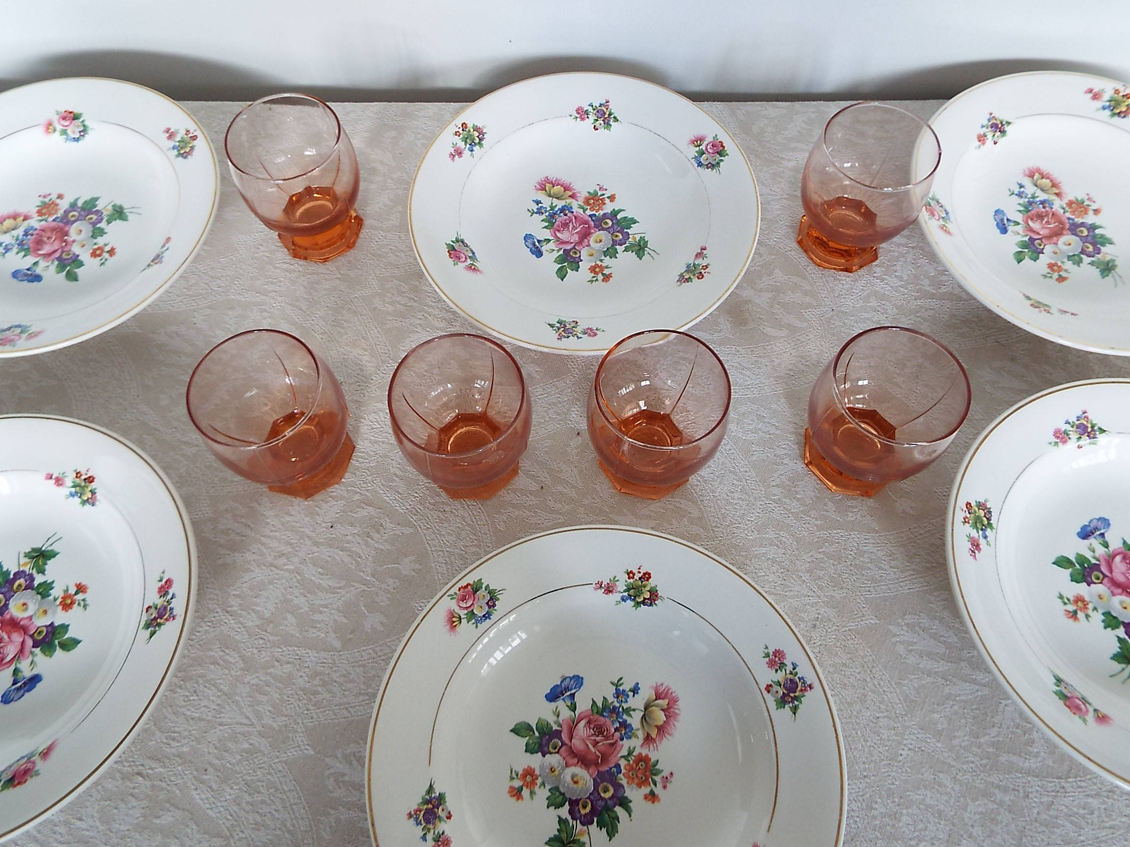 6 verres à vin 12cl