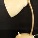 Plastic and brass cocotte lamp