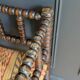 Paire de fauteuils anciens dits "Bobine"