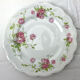 6 flat plates porcelain Limoges shabby flowers