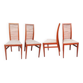 Four wooden chairs, Cinna 2000