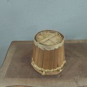 Cache pot bambou vintage 1970